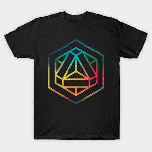 Sacred geometry 01 rainbow T-Shirt